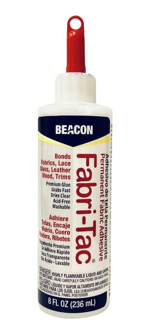 Beacon Fabri-Fix Permanent Adhesive - 8 oz, Bottle