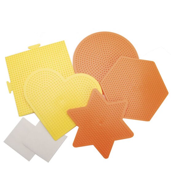 Perler Pegboards 2 Pkg Large Square Yellow