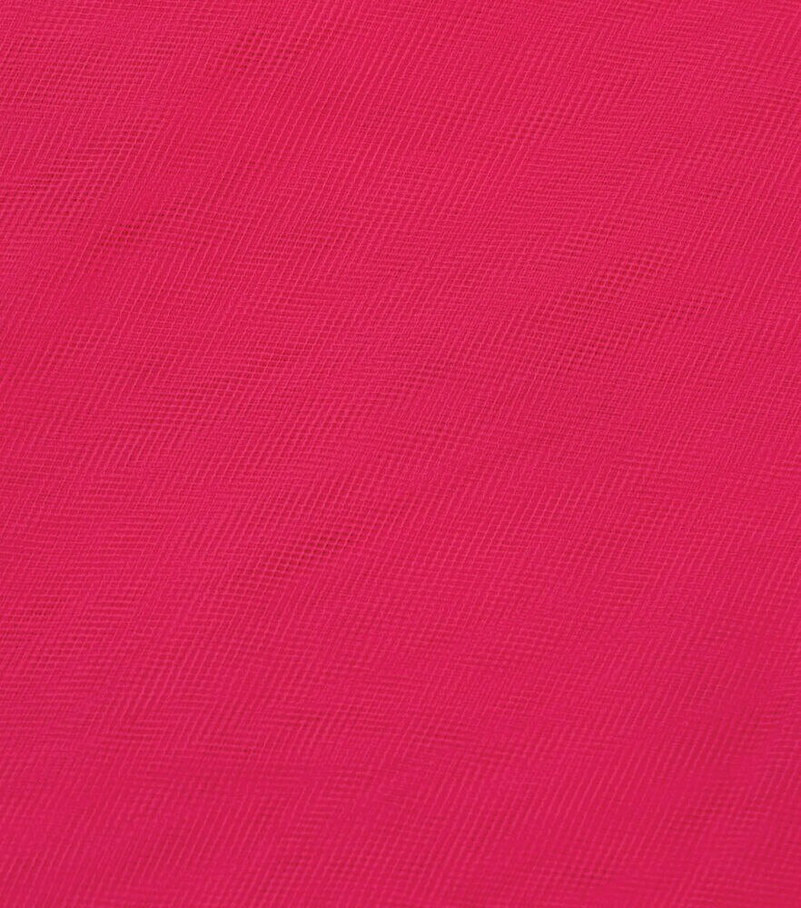 108 Inch Matte Tulle Shifting Fabric, Fuschia Purple, swatch, image 1