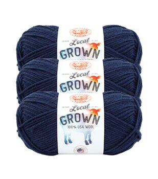 Lion Brand Fishermen's 100% Wool Yarn 4 Skeins 8oz Color 123