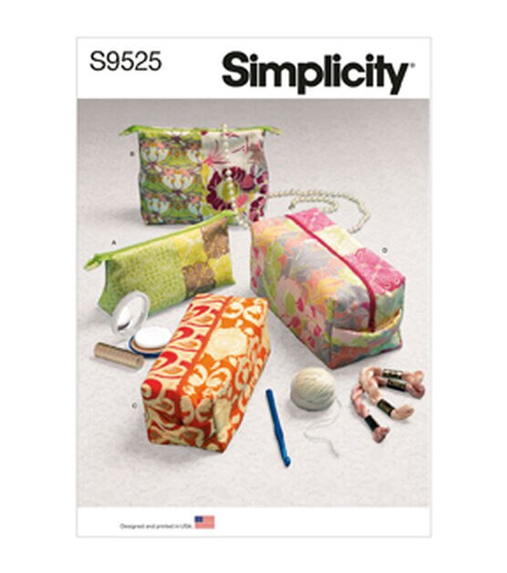 Simplicity S9525 Zippered Case Sewing Pattern