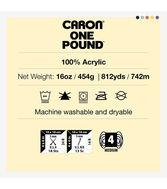 Caron One Pound Yarn-Lilac - 4361950