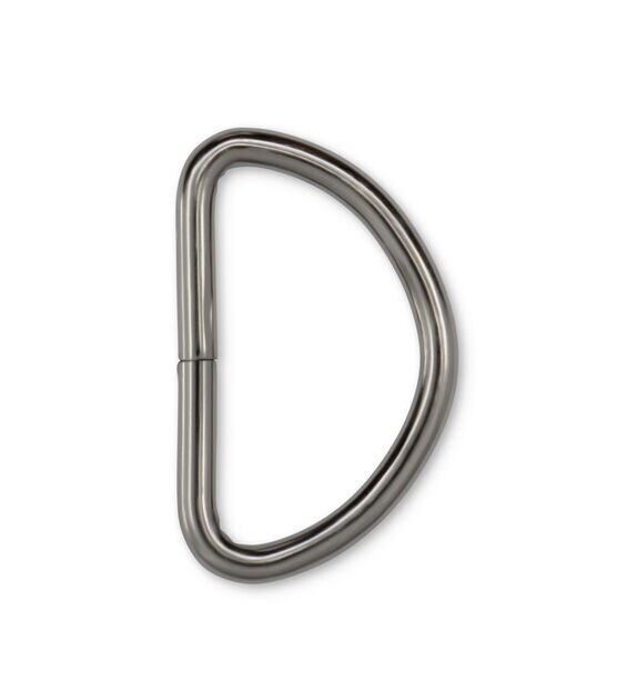 50 PCS Metal D Rings 1 Inch Non Welded Nickel Hardware Bags Ring for Sewing  Keychains