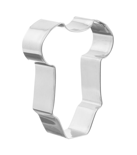 2 x 3.5 Stainless Steel Number 1 Cookie Cutter by STIR