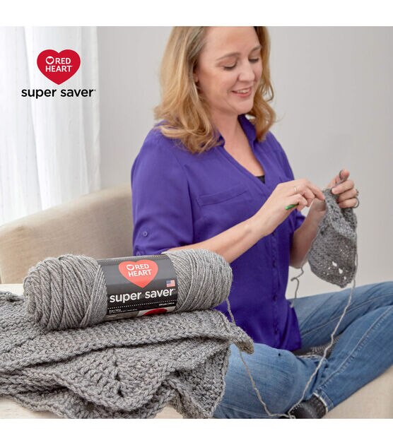 Red Heart Super Saver Worsted Acrylic Yarn 6 Bundle, , hi-res, image 4