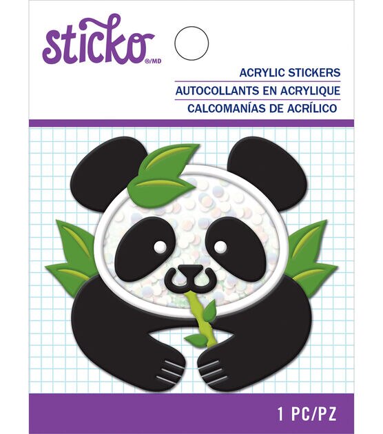 Sticko Panda Acrylic Stickers