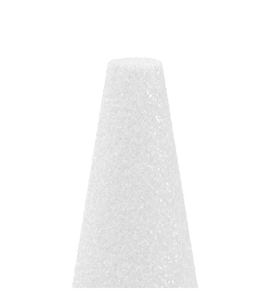 10Pcs 15cm Creative Modeling Cone Mold Styrofoam Form 15cm Craft Tree Base  Circular Cone