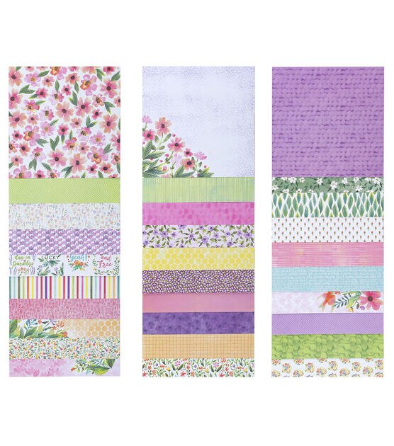 180 Sheet 12" x 12" Flower Garden Cardstock Paper Pack by Park Lane, , hi-res, image 5