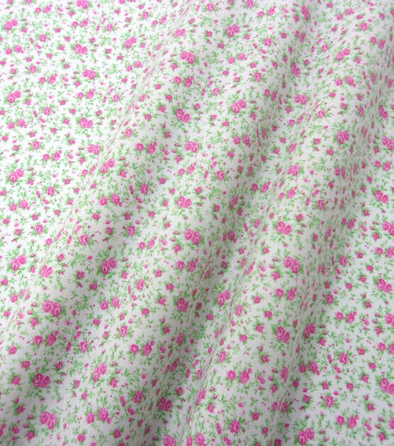 Washed Pink Mini Rose Quilt Cotton Fabric by Quilter's Showcase | JOANN