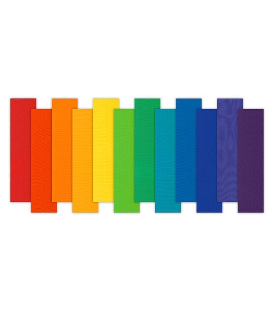 Robert Kaufman Kona Bright Rainbow Cotton Fabric Roll, , hi-res, image 2