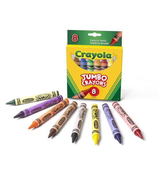 Arteza Kids Wax Crayons, Jumbo Size - 36 Pack 