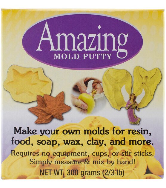 Amazing Mold Putty Kit 10570 N - FOR RESIN, FOOD, SOAP, WAX, CLAY & MORE -  NEW