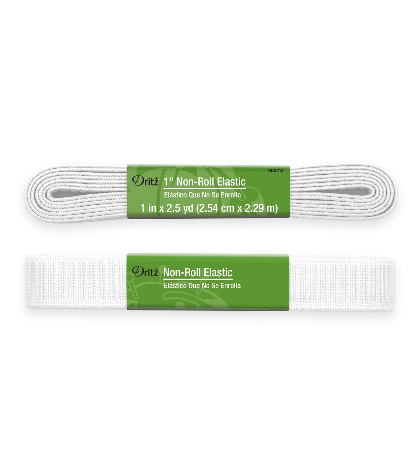 Sewing Elastic 1 Inch x 10 Yard | Elastic Band | Loose Packaging | Made in  USA - White
