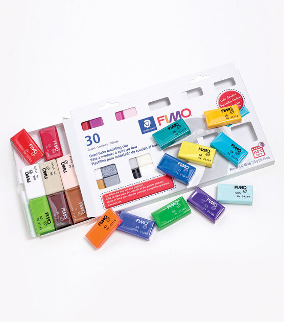 Fimo Modeling Clay 8 Different Colors Varnish Kit Vintage Germany Art  Supplies