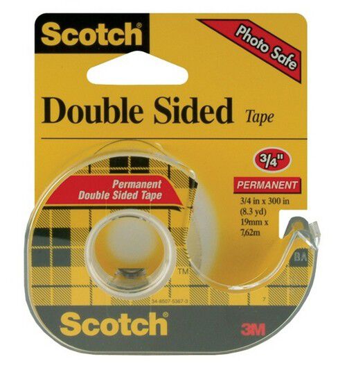 Permanent double deals stick tape