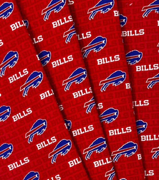 NFL Red Buffalo Bills Cotton Duck Canvas, , hi-res, image 3