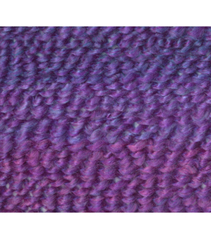 Lion Brand Homespun 185yds Bulky Acrylic Yarn 3 Bundle, Purple Haze, swatch, image 18