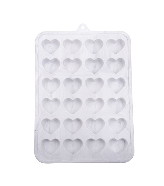 Heart Silicone Mold - 24 Cavity - Lone Star Candle Supply