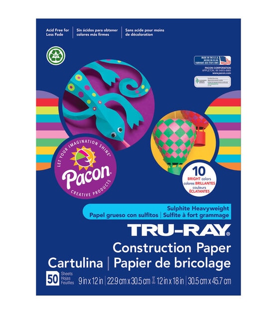 Pacon Tru-Ray Construction Paper – Jerrys Artist Outlet