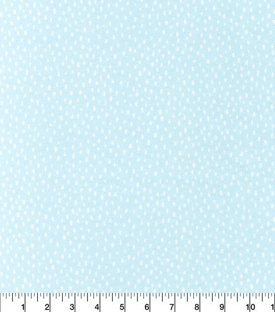 Robert Kaufman Abstract Dots Blue Nursery Flannel Fabric, , hi-res, image 2