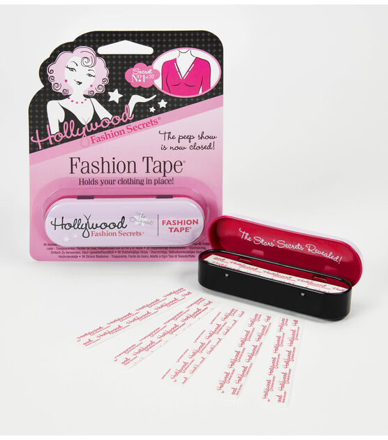  Hollywood Fashion Secrets Gentle Double Stick Fashion Tape for  Delicate Skin, Hypoallergenic and Residue-Free Adhesive, Seamless Style  Support for All Fabrics, 36-Strip Pack : Clothing, Shoes & Jewelry