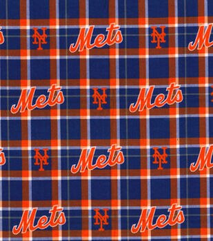 MLB NEW YORK METs Vintage Retro Print Baseball 100% cotton fabric licensed  material Crafts, Quilts, Home Decor