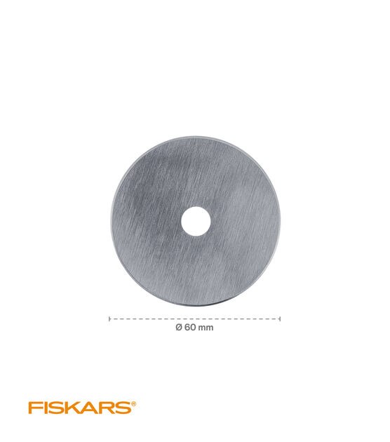 Fiskars Titanium Coated Replacement Rotary Cutter Blades For 60mm Softgrip Rotary  Cutter - 2/Pack - WAWAK Sewing Supplies