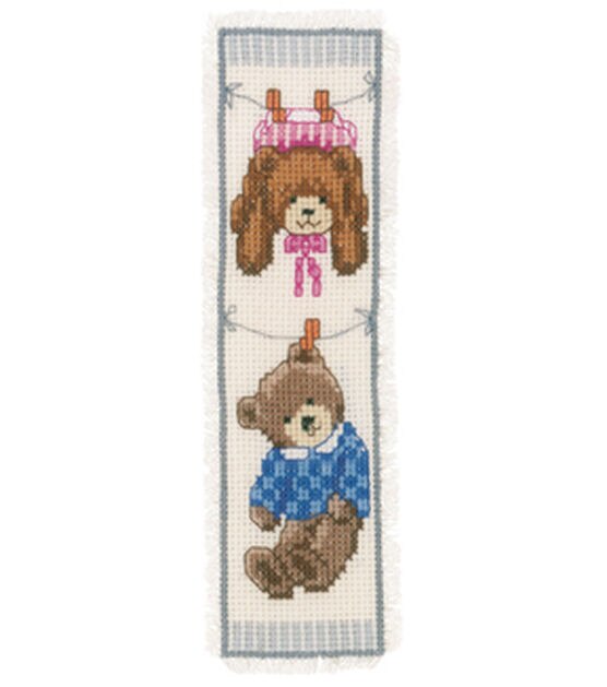 Vervaco Cross Stitch Bookmark Kit Robins (Set of 2) 2.4 x 8