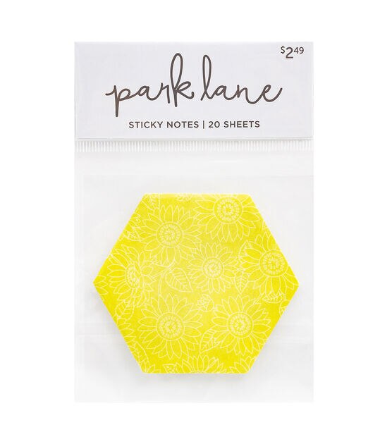 Park Lane Sticky Notes Fresh Hexagon