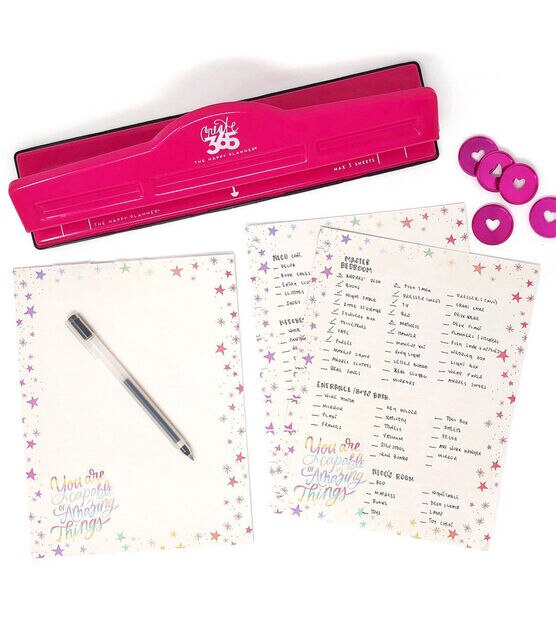 New In Box! Create 365 Big Paper Punch, (11) Hole Punch For The Happy  Planner, 13 1/2L Box Auction