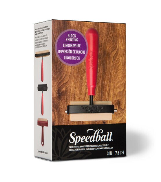 Speedball : Soft Rubber Rollers / Brayers - Printmaking Tools