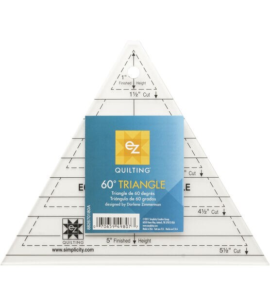 60 Degree Triangle Template 