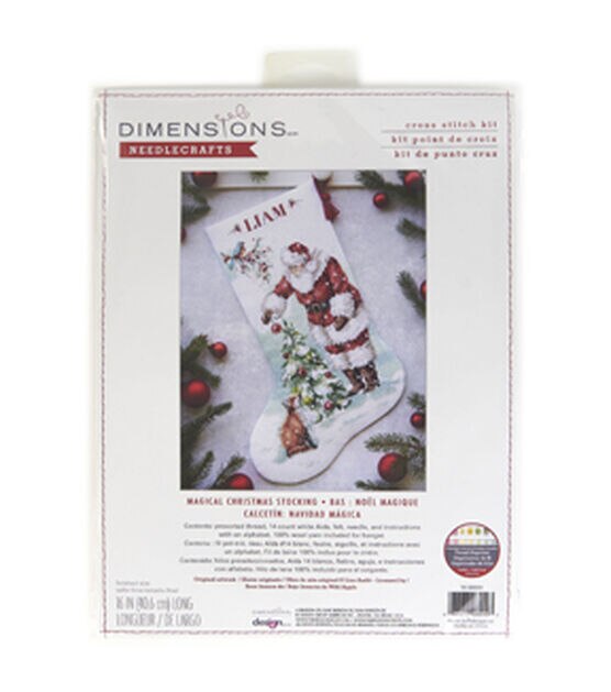 Magical Christmas Stocking (14 Count) - Cross Stitch Kit: Stitch
