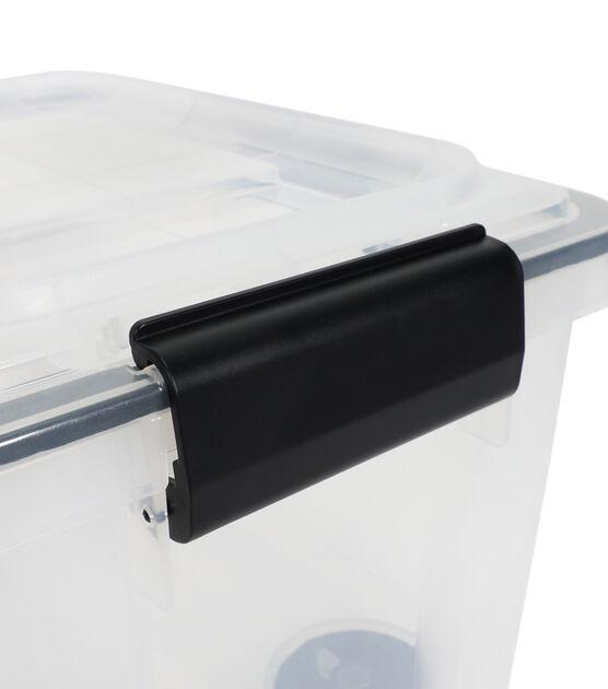 90 Liter Plastic Storage Box with Snap Lid by Top Notch - Plastic Storage - Storage & Organization