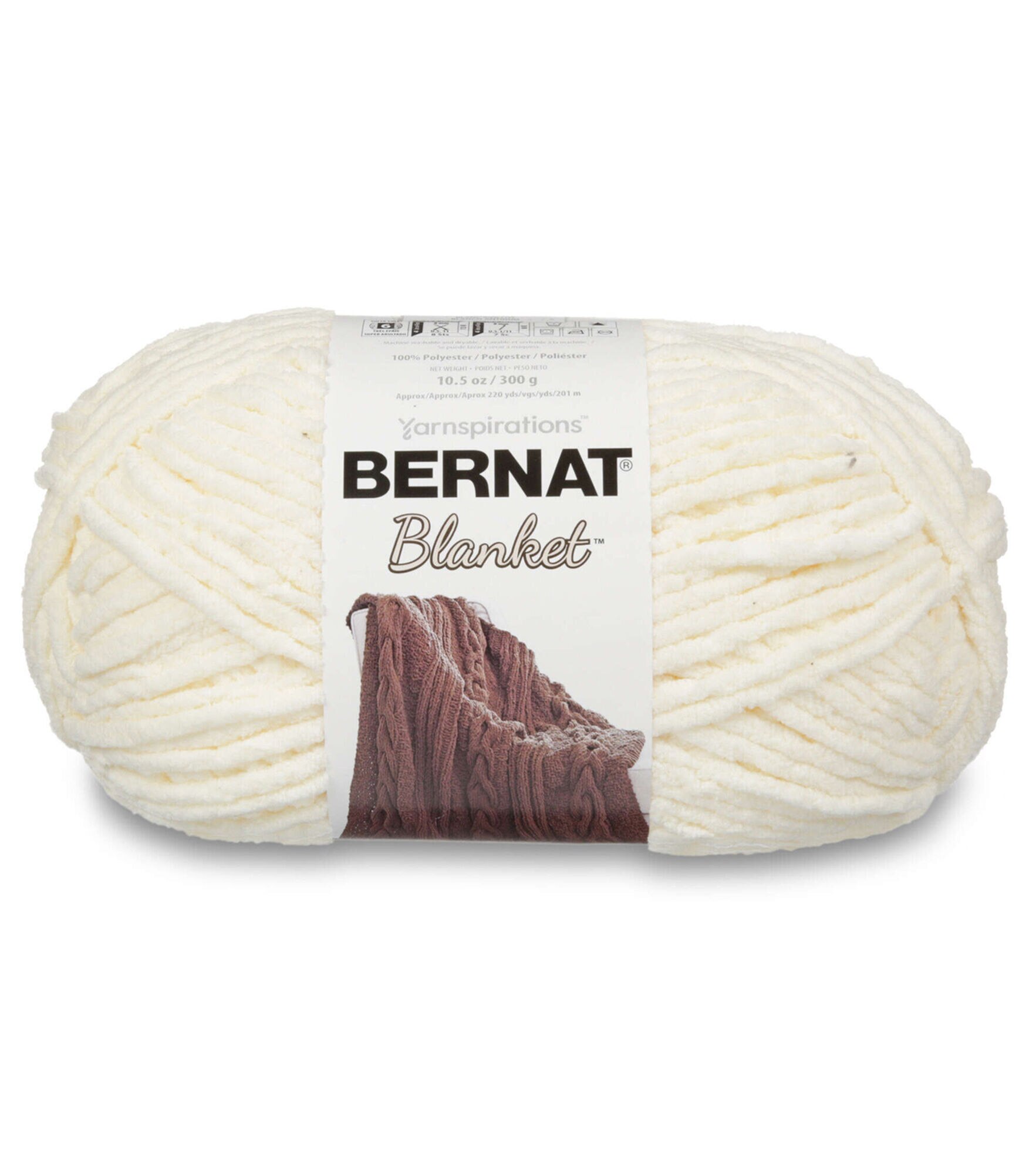 Bernat Blanket Coastal Collection #6 Super Bulky Polyester Yarn, Lapis 10.5oz/300g, 220 Yards (4 Pack), Size: Super Bulky (6)