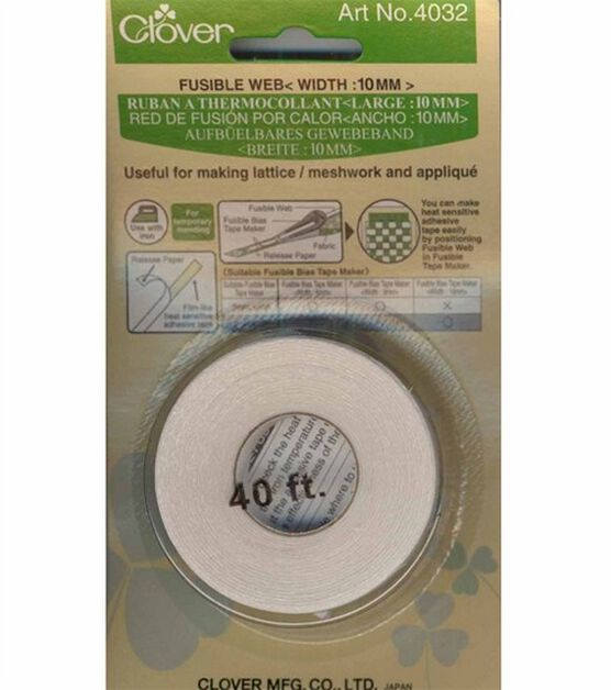 Clover Fusible Web Tape 10mm