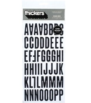 American Crafts Thickers Foil Stickers 2/Pkg Hardcover - Gold