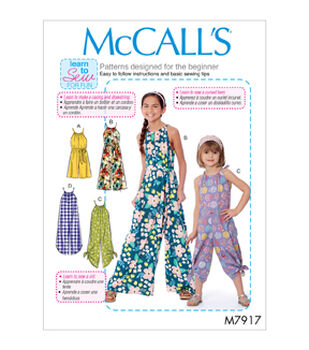 McCall's M7966 Size 3 to 14 Girl's Sportswear Sewing Pattern
