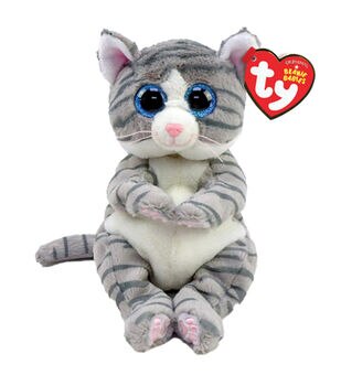 Ty Inc Beanie Boos Lavender Regular Cassidy Cat Plush Toy