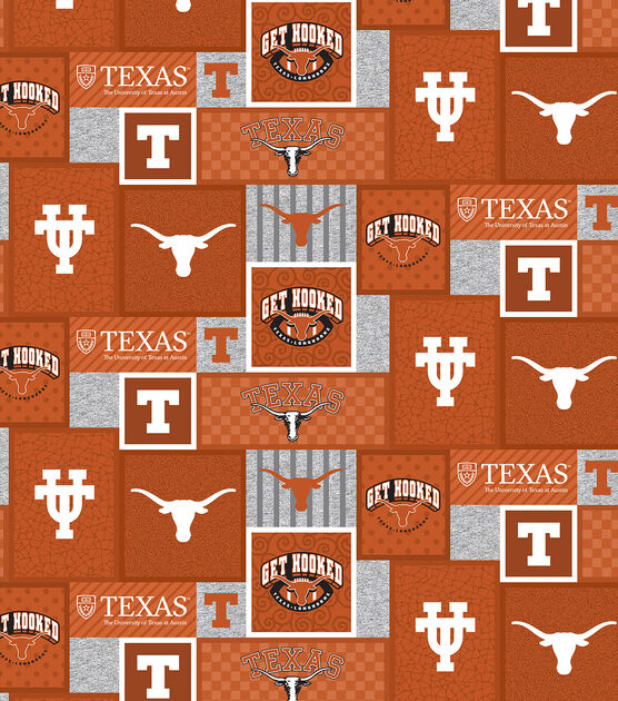 University of Texas Longhorns Fleece Fabric College Patch, , hi-res, image 2