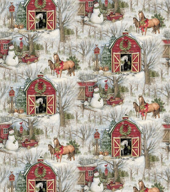  NOLITOY 10 Pcs Xmas Cotton Christmas Cotton Fabric