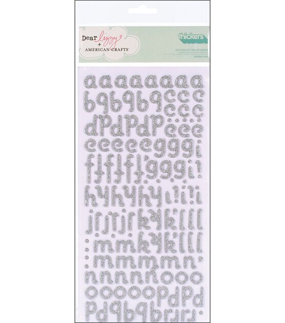 Thickers Glitter Chipboard Stickers 6