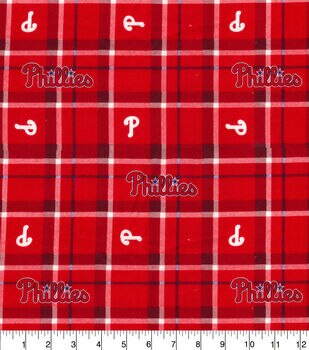 Philadelphia Phillies Retro Stripe Flannel Fleece Blanket