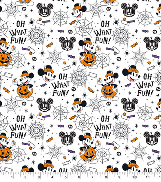 Mickey What Fun Halloween Cotton Fabric | JOANN