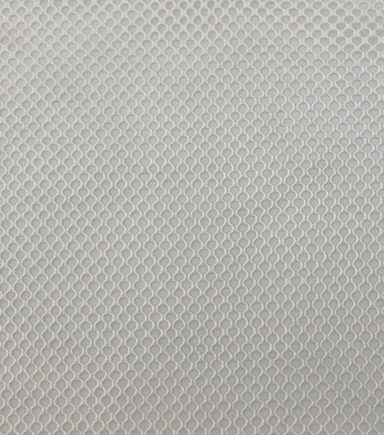 4mm Polyester Hex Mesh - White Fabric - by The Yard : : Home