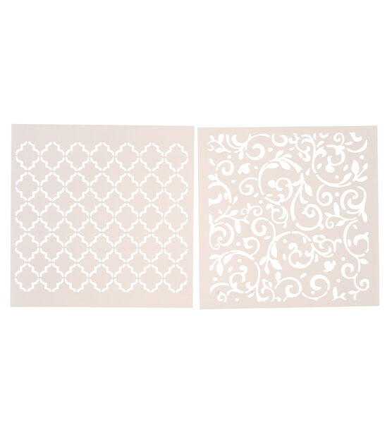 5.5 Quatrefoil & Filigree Cookie Stencils 2ct by STIR