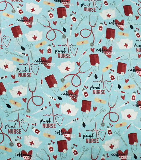 Love A Nurse Fabric, Wallpaper and Home Decor