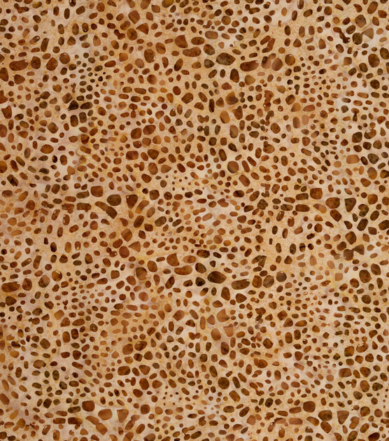 Batik Fabric, Batik by the Yard, Fabric by the Yard, Brown Batik Fabric,  Dot Pattern