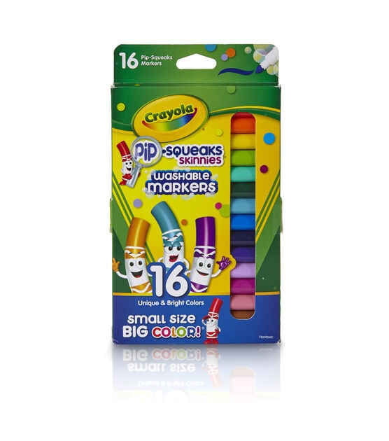 Pip-Squeaks Skinnies Washable Markers by Crayola® CYO588764