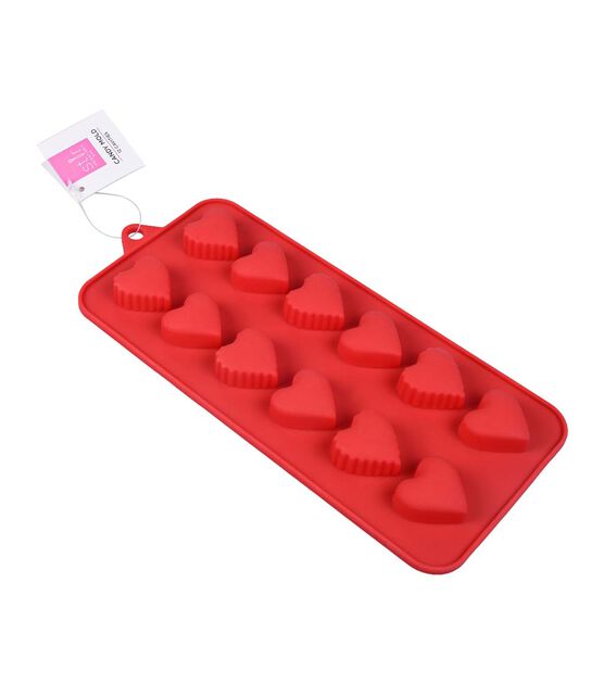 Stir 4 x 9 Valentine's Day Silicone Hearts Cakesicle Mold - Valentine's Day Baking - Seasons & Occasions